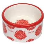 Bowl- Red flowers Small