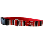 Dogue Collar - Red and Black